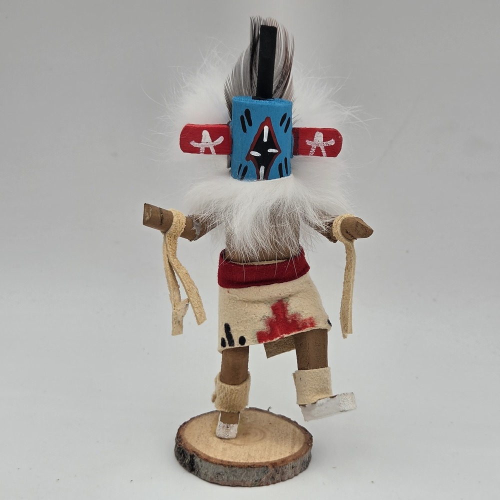 Vintage 5 1/2" Native American Kachina Doll "Chasing Star" Signed!